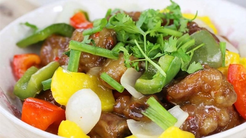 Sườn xào