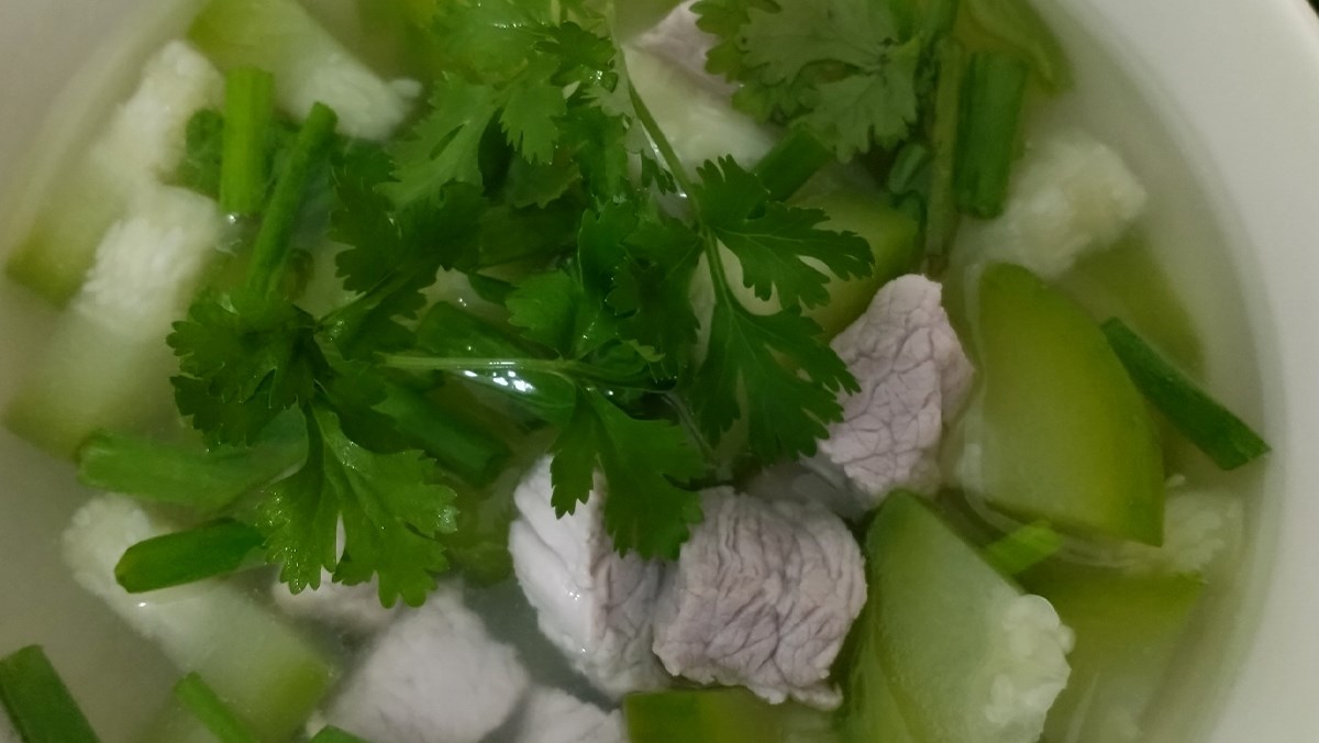 Canh bí đao nấu thịt