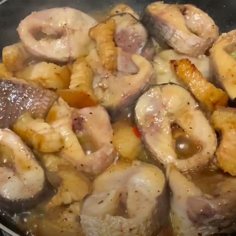 Bước 4 Kho cá Cá lóc kho thịt ba rọi