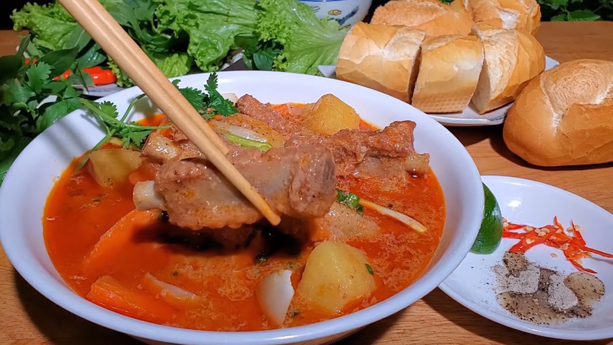Sườn nấu pate